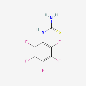 molecular formula C7H3F5N2S B1585988 1-(Perfluorophenyl)thiourea CAS No. 715-60-6