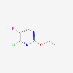 molecular formula C6H6ClFN2O B1586001 4-Chloro-2-ethoxy-5-fluoropyrimidine CAS No. 56076-20-1