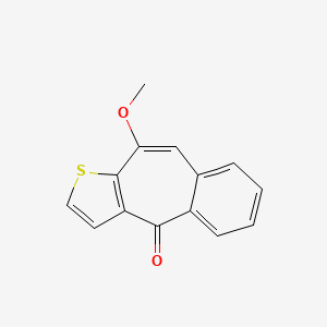 B1586009 10-Methoxy-4H-benzo[4,5]cyclohepta[1,2-b]thiophen-4-one CAS No. 59743-84-9