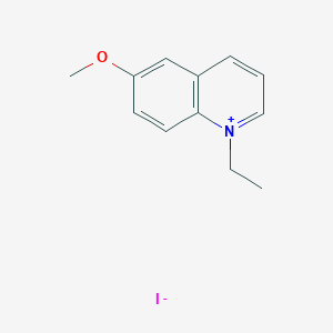 molecular formula C12H14INO B1586010 6-甲氧基-N-乙基喹啉碘化物 CAS No. 34373-76-7