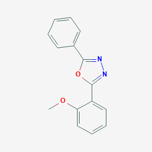 B158602 2-(2-Methoxyphenyl)-5-phenyl-1,3,4-oxadiazole CAS No. 1874-42-6