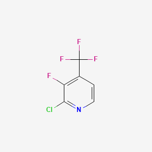 molecular formula C6H2ClF4N B1586022 2-氯-3-氟-4-(三氟甲基)吡啶 CAS No. 628692-22-8