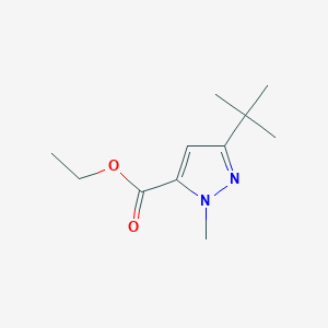 molecular formula C11H18N2O2 B1586047 3-(叔丁基)-1-甲基-1H-吡唑-5-羧酸乙酯 CAS No. 133261-10-6