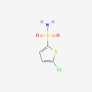 molecular formula C4H4ClNO2S2 B1586055 5-氯噻吩-2-磺酰胺 CAS No. 53595-66-7