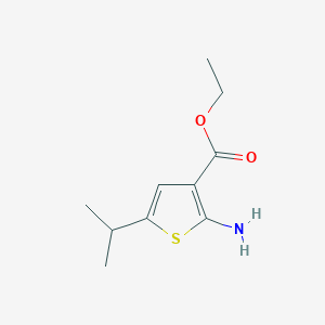 B1586079 Ethyl 2-amino-5-isopropylthiophene-3-carboxylate CAS No. 65416-85-5