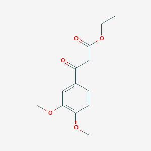 molecular formula C13H16O5 B1586084 3-(3,4-二甲氧基苯基)-3-氧代丙酸乙酯 CAS No. 4687-37-0