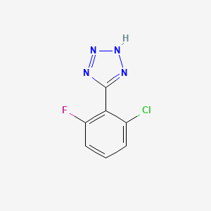 molecular formula C7H4ClFN4 B1586096 5-(2-氯-6-氟苯基)-2H-四唑 CAS No. 503293-47-8