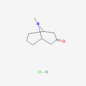 B1586103 9-Azabicyclo[3.3.1]nonan-3-one, hydrochloride CAS No. 6164-62-1