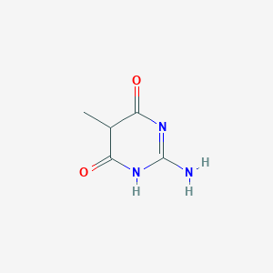 molecular formula C5H7N3O2 B1586105 2-氨基-5-甲基-1H,5H-嘧啶-4,6-二酮 CAS No. 55477-35-5