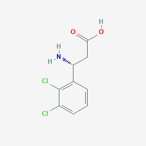 molecular formula C9H9Cl2NO2 B1586115 (R)-3-氨基-3-(2,3-二氯苯基)丙酸 CAS No. 743416-09-3