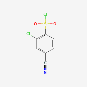 molecular formula C7H3Cl2NO2S B1586129 2-Chloro-4-cyanobenzenesulfonyl chloride CAS No. 254749-11-6