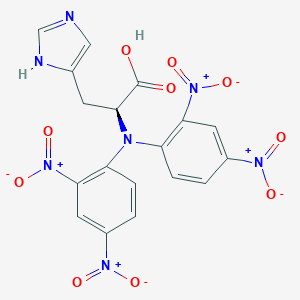 B158613 N,N-Bis(2,4-dinitrophenyl)-L-histidine CAS No. 1655-66-9
