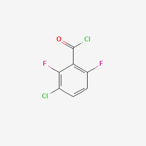 molecular formula C7H2Cl2F2O B1586150 3-Chloro-2,6-difluorobenzoyl chloride CAS No. 261762-43-0