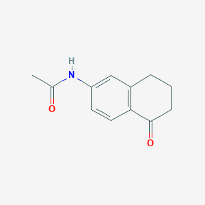 molecular formula C12H13NO2 B1586161 N-(5-氧代-5,6,7,8-四氢萘-2-基)乙酰胺 CAS No. 88611-67-0
