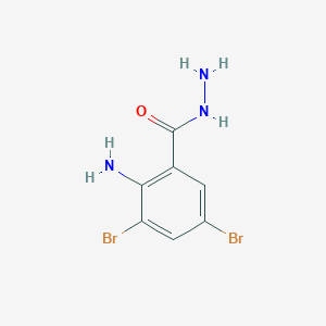 B1586162 2-Amino-3,5-dibromobenzohydrazide CAS No. 97096-13-4