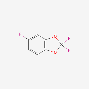 molecular formula C7H3F3O2 B1586168 2,2,5-三氟-1,3-苯并二氧杂环 CAS No. 656-43-9