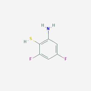 B158617 2-Amino-4,6-difluorobenzenethiol CAS No. 126764-60-1