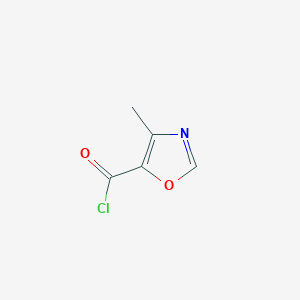 molecular formula C5H4ClNO2 B1586171 4-甲基恶唑-5-甲酰氯 CAS No. 62348-24-7