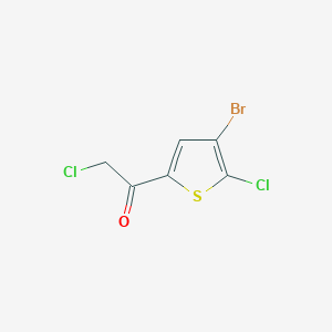 molecular formula C6H3BrCl2OS B1586174 1-(4-溴-5-氯-2-噻吩基)-2-氯乙酮 CAS No. 306935-99-9