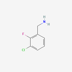 molecular formula C7H7ClFN B1586197 3-氯-2-氟苄胺 CAS No. 72235-55-3