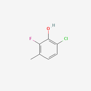 molecular formula C7H6ClFO B1586198 6-氯-2-氟-3-甲基苯酚 CAS No. 261762-91-8