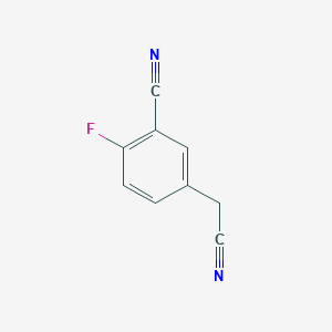 B1586200 3-Cyano-4-fluorobenzylcyanide CAS No. 519059-09-7