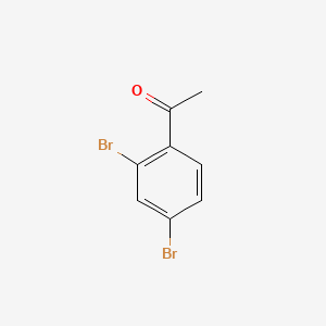 molecular formula C8H6Br2O B1586215 1-(2,4-Dibromophenyl)ethanone CAS No. 33243-33-3
