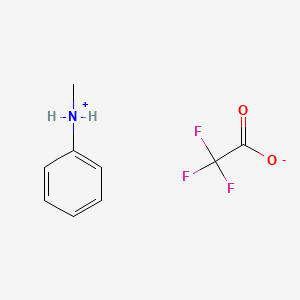 molecular formula C9H10F3NO2 B1586219 Methyl(phenyl)azanium;2,2,2-trifluoroacetate CAS No. 29885-95-8