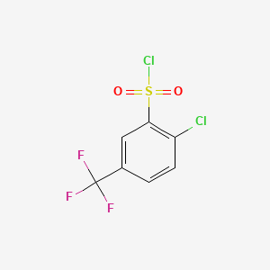 molecular formula C7H3Cl2F3O2S B1586229 2-氯-5-(三氟甲基)苯磺酰氯 CAS No. 54090-08-3