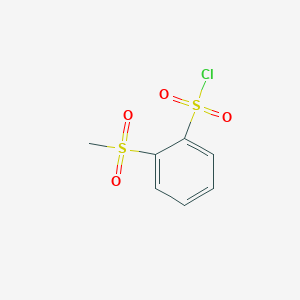 B1586236 2-(Methylsulfonyl)benzenesulfonyl chloride CAS No. 89265-35-0