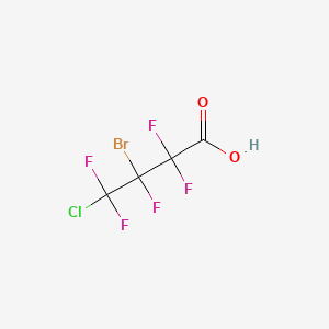 3-Bromo-4-chloropentafluorobutyric acid