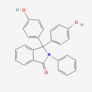 molecular formula C26H19NO3 B1586258 酚酞苯胺 CAS No. 6607-41-6