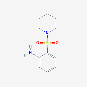 molecular formula C11H16N2O2S B1586260 2-(哌啶-1-基磺酰基)苯胺 CAS No. 436095-30-6