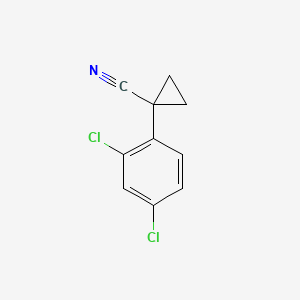 molecular formula C10H7Cl2N B1586261 1-(2,4-Dichlorophenyl)cyclopropanecarbonitrile CAS No. 71463-55-3