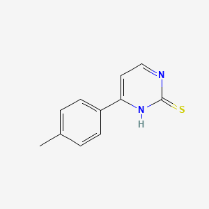 molecular formula C11H10N2S B1586264 4-(4-Methylphenyl)-2-pyrimidinethiol CAS No. 477859-71-5