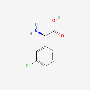 molecular formula C8H8ClNO2 B1586266 (2R)-2-氨基-2-(3-氯苯基)乙酸 CAS No. 25698-37-7