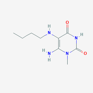 molecular formula C9H16N4O2 B158627 6-Amino-5-butylamino-1-methyluracil CAS No. 131598-63-5