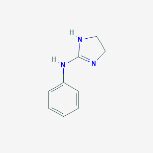 B158628 Imidazolidine, 2-(phenylimino)- CAS No. 1848-75-5