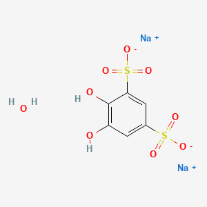 molecular formula C6H6Na2O9S2 B1586280 4,5-二羟基苯-1,3-二磺酸钠水合物 CAS No. 270573-71-2