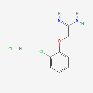 molecular formula C8H10Cl2N2O B1586306 2-(2-Chlorophenoxy)acetamidine Hydrochloride CAS No. 58403-03-5