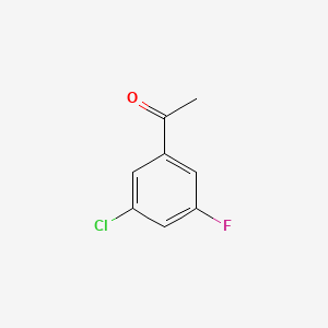 molecular formula C8H6ClFO B1586315 3'-氯-5'-氟代苯乙酮 CAS No. 842140-52-7