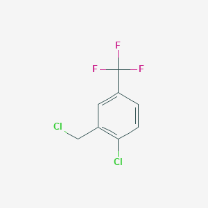 molecular formula C8H5Cl2F3 B1586320 2-氯-5-三氟甲基苄氯 CAS No. 22902-87-0