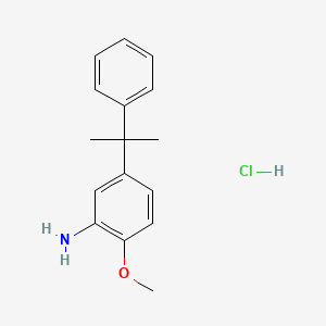 B1586321 2-methoxy-5-(2-phenylpropan-2-yl)aniline Hydrochloride CAS No. 58999-69-2
