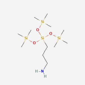 B1586329 3-Aminopropyltris(trimethylsiloxy)silane CAS No. 25357-81-7
