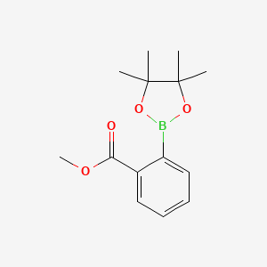 molecular formula C14H19BO4 B1586359 Methyl 2-(4,4,5,5-tetramethyl-1,3,2-dioxaborolan-2-yl)benzoate CAS No. 653589-95-8