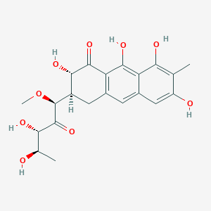 molecular formula C21H24O9 B158636 色霉素酮 CAS No. 10183-93-4