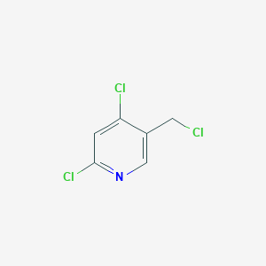 molecular formula C6H4Cl3N B1586371 2,4-Dichloro-5-(chloromethyl)pyridine CAS No. 73998-96-6