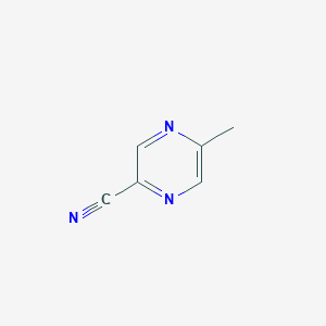 molecular formula C6H5N3 B1586376 5-甲基吡嗪-2-腈 CAS No. 98006-91-8