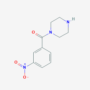 molecular formula C11H13N3O3 B1586377 1-(3-硝基苯甲酰)哌嗪 CAS No. 341529-34-8