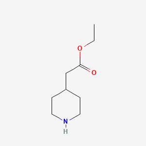 molecular formula C9H17NO2 B1586380 2-(哌啶-4-基)乙酸乙酯 CAS No. 59184-90-6